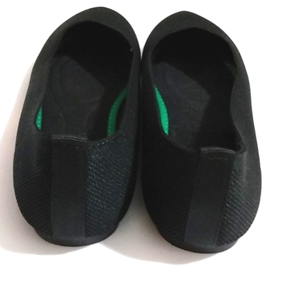 ATALINA BLACK POINTED TOE CUSHIONED SLIP-ON BALLERINA FLATS SIZE 6 NWT - Picture 4 of 8